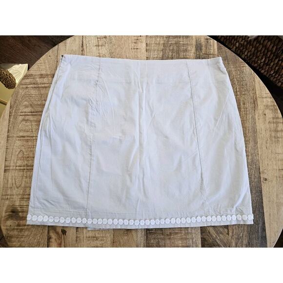 Caribbean Joe Women's Golf Skirt Tennis Skort Sz 10P White Side Slit NWT - Picture 8 of 9